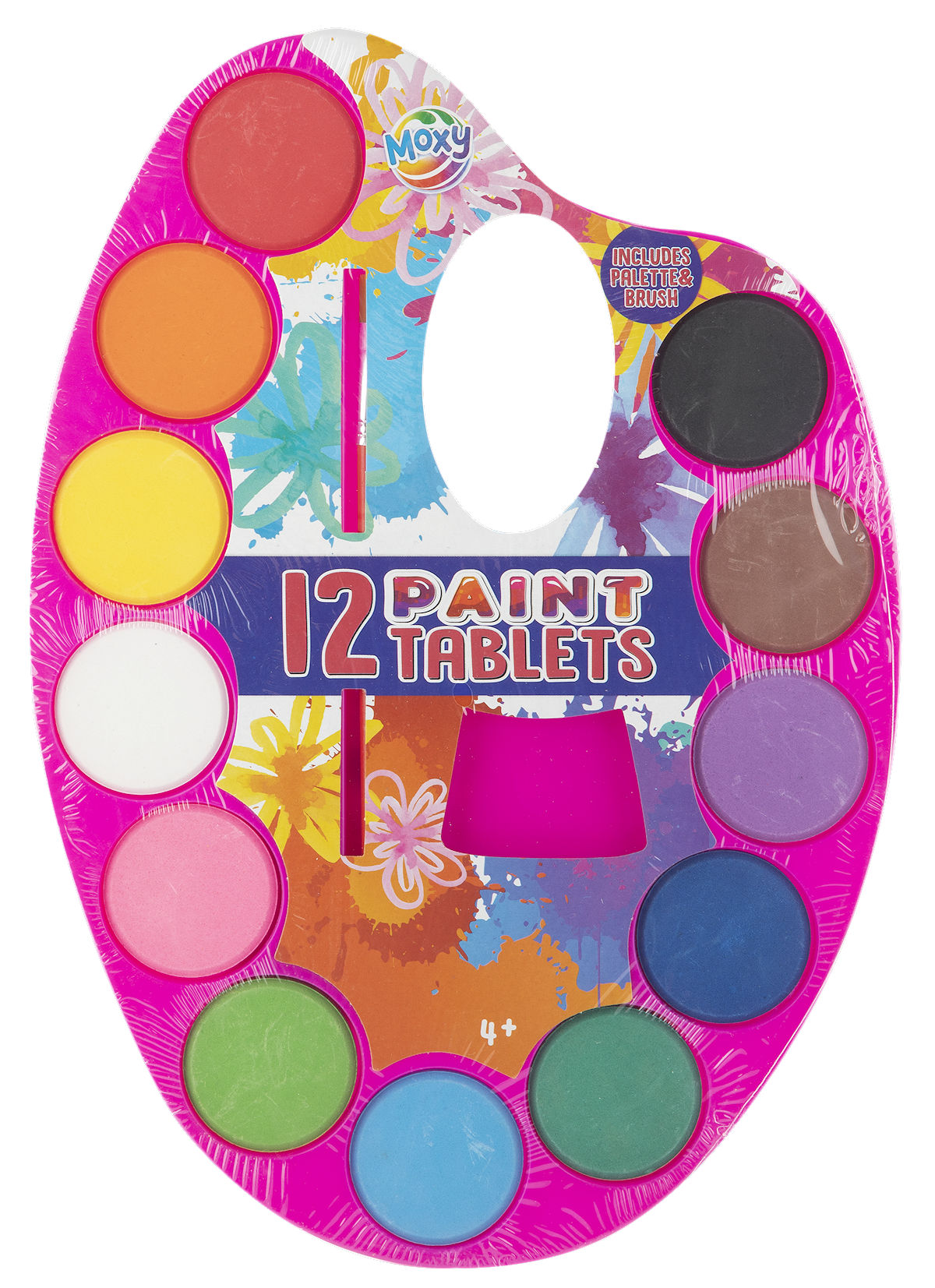 Moxy Waterverfpalet 12 kleuren