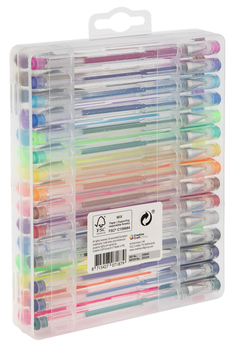 Moxy Gelpennen draagkoffer 30 stuks