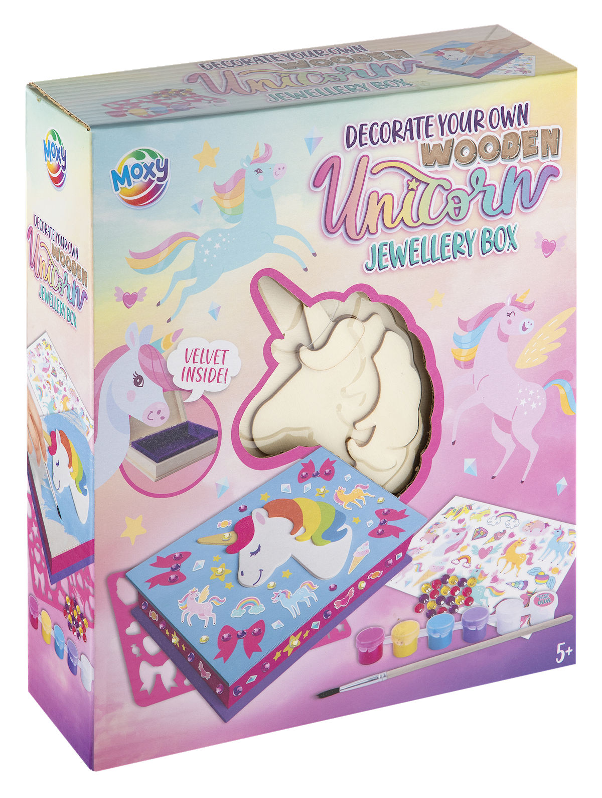 Moxy Versier je eigen Unicorn juwelendoos