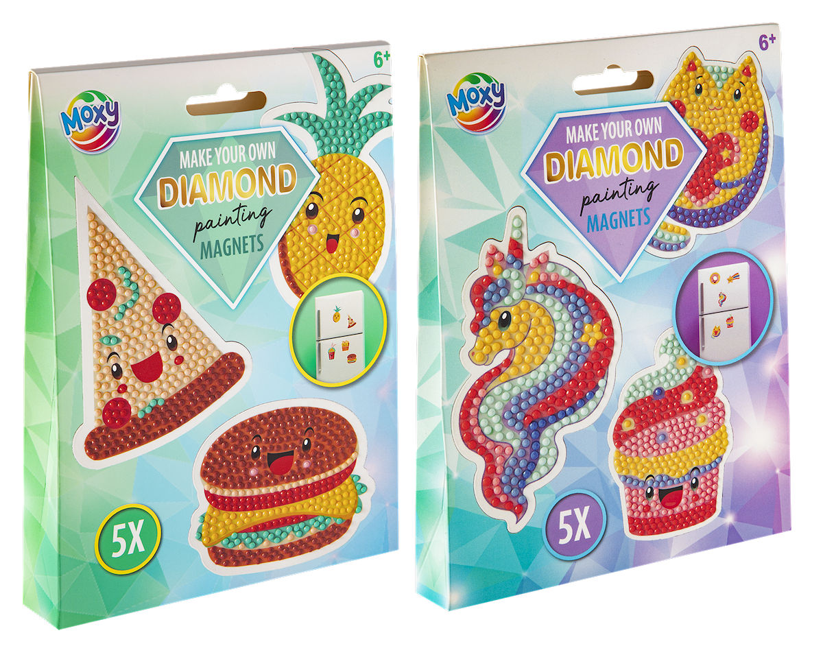 Moxy Diamond painting magnetenassorti 5 stuks