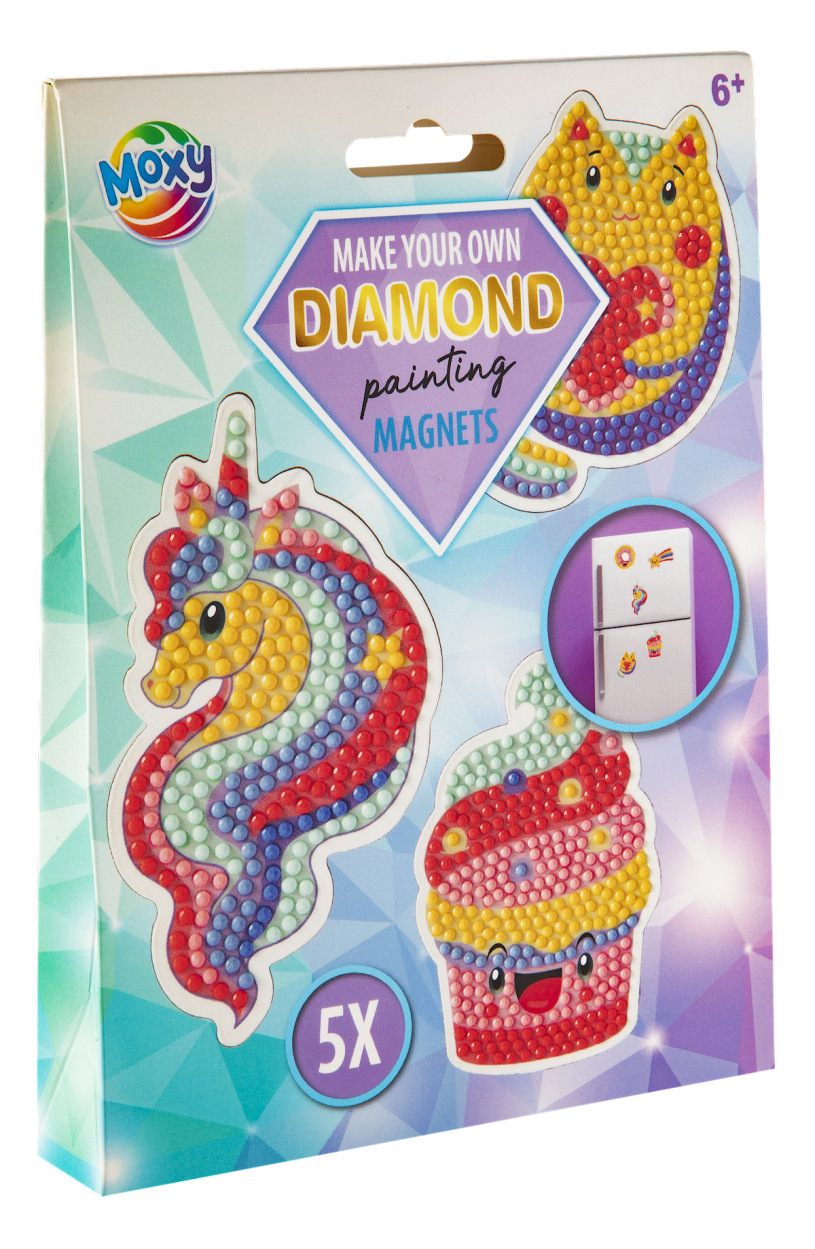 Moxy Diamond painting magnetenassorti 5 stuks