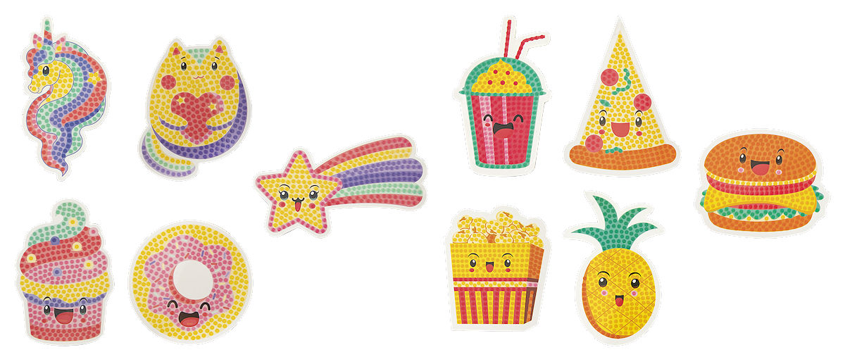 Moxy Diamond painting magnetenassorti 5 stuks