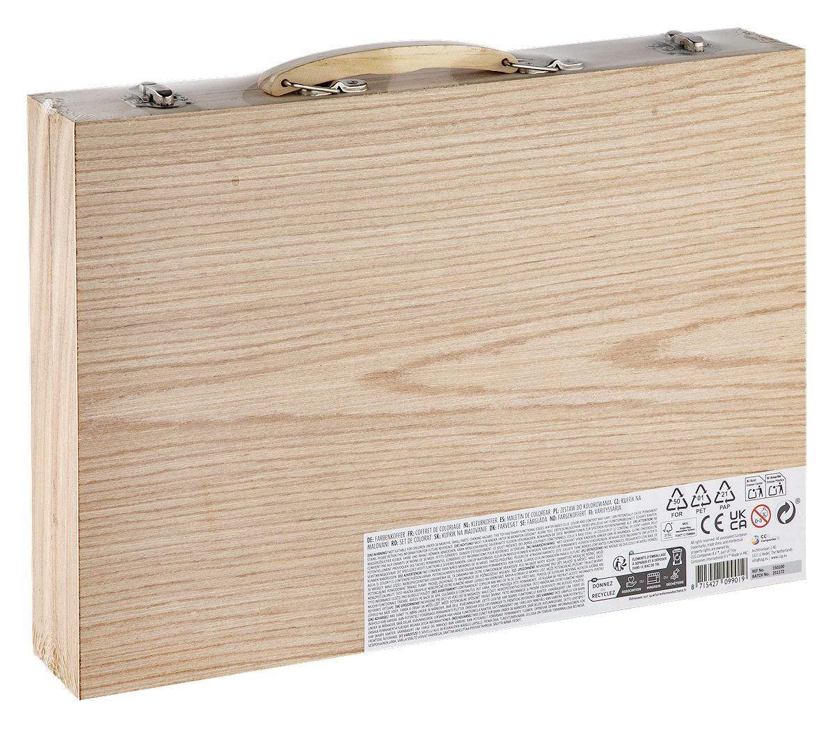 Moxy Kleurkoffer 33x23cm 86-delig