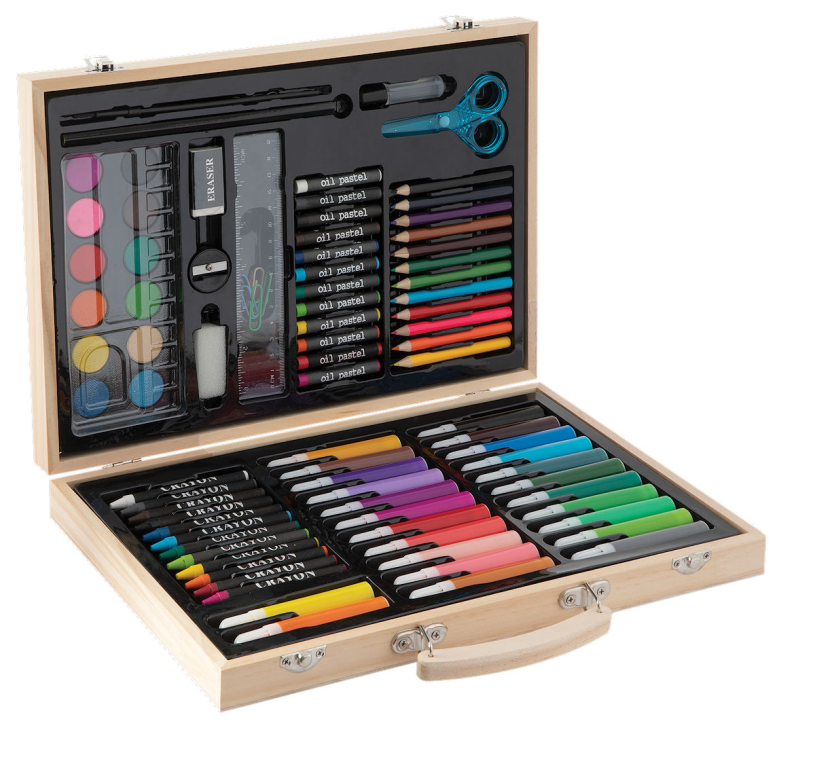 Moxy Kleurkoffer 33x23cm 86-delig