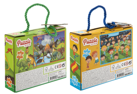 Moxy Puzzel Boys 39x26cm - 45 stukjes