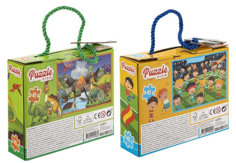 Moxy Puzzel Boys 39x26cm - 45 stukjes