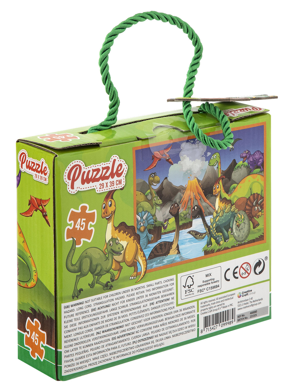 Moxy Puzzel Boys 39x26cm - 45 stukjes