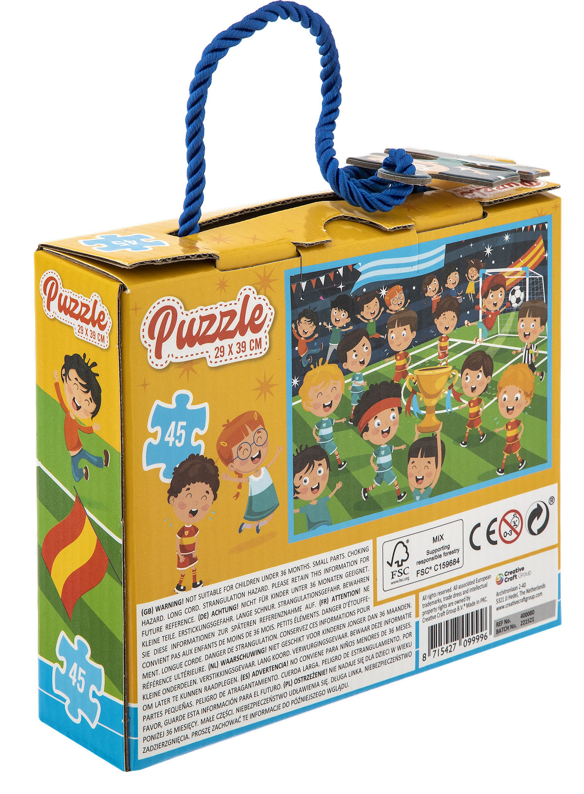 Moxy Puzzel Boys 39x26cm - 45 stukjes