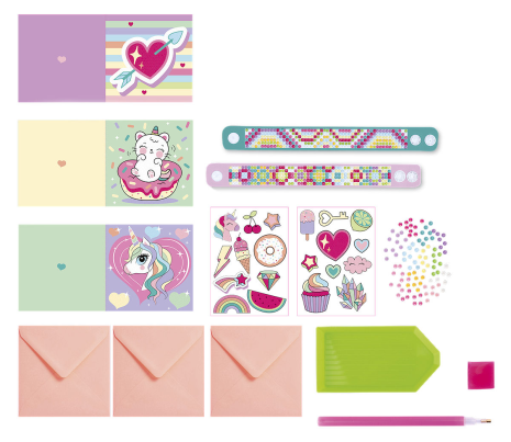 Moxy Diamond painting set, 28st, 2 armbanden