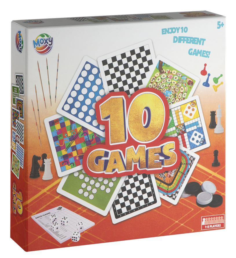 Klassieke Bordspellen 10in 1