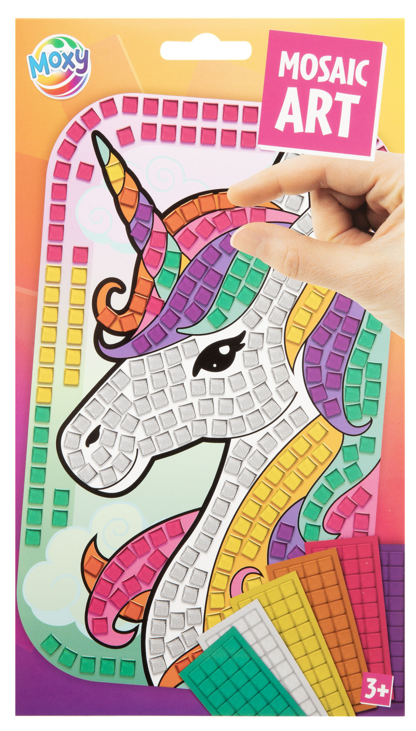 Moxy Mozaïek kunst A5 metallic foam assorti