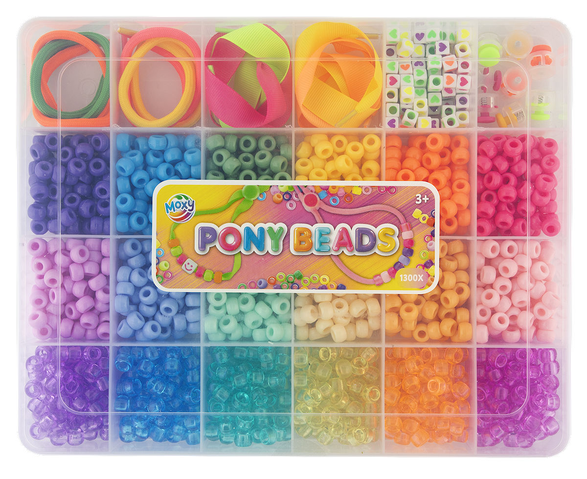 Moxy Pony Beads in doos 26x20,5cm