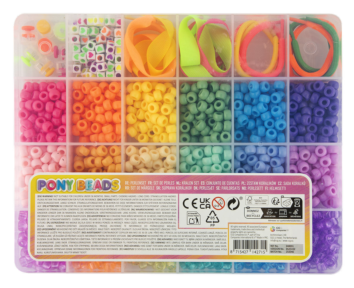 Moxy Pony Beads in doos 26x20,5cm