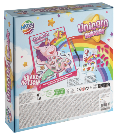 Moxy Unicorn operatie spel 24,5x17,5cm