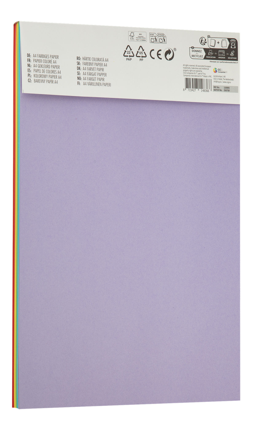Moxy Gekleurd papier A4 80gram - 100 vellen