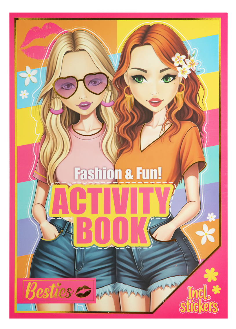Besties Activiteitenboek A4 incl. stickers 24 - vellen