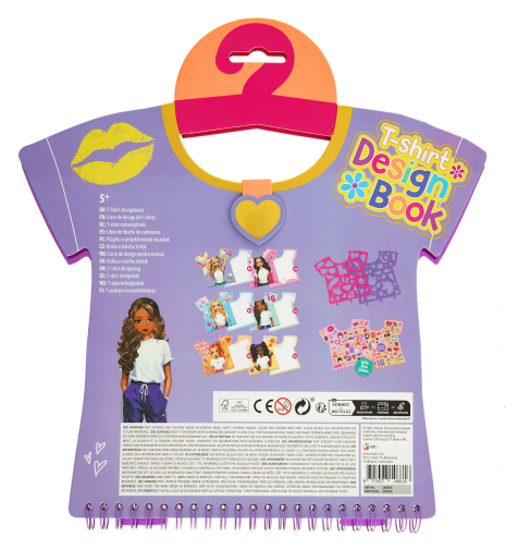 Besties T-shirt design book - 20 vellen
