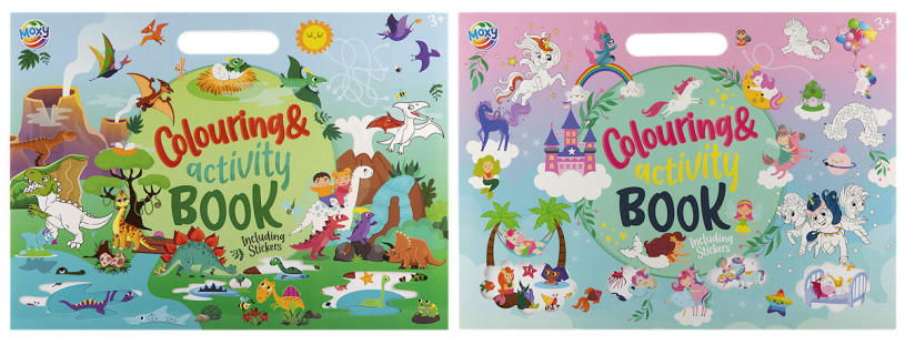 Moxy Kleur en activiteitenboek incl. stickers - 25 vellen