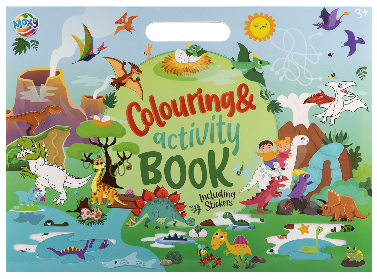 Moxy Kleur en activiteitenboek incl. stickers - 25 vellen