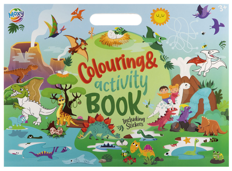 Moxy Kleur en activiteitenboek incl. stickers - 25 vellen