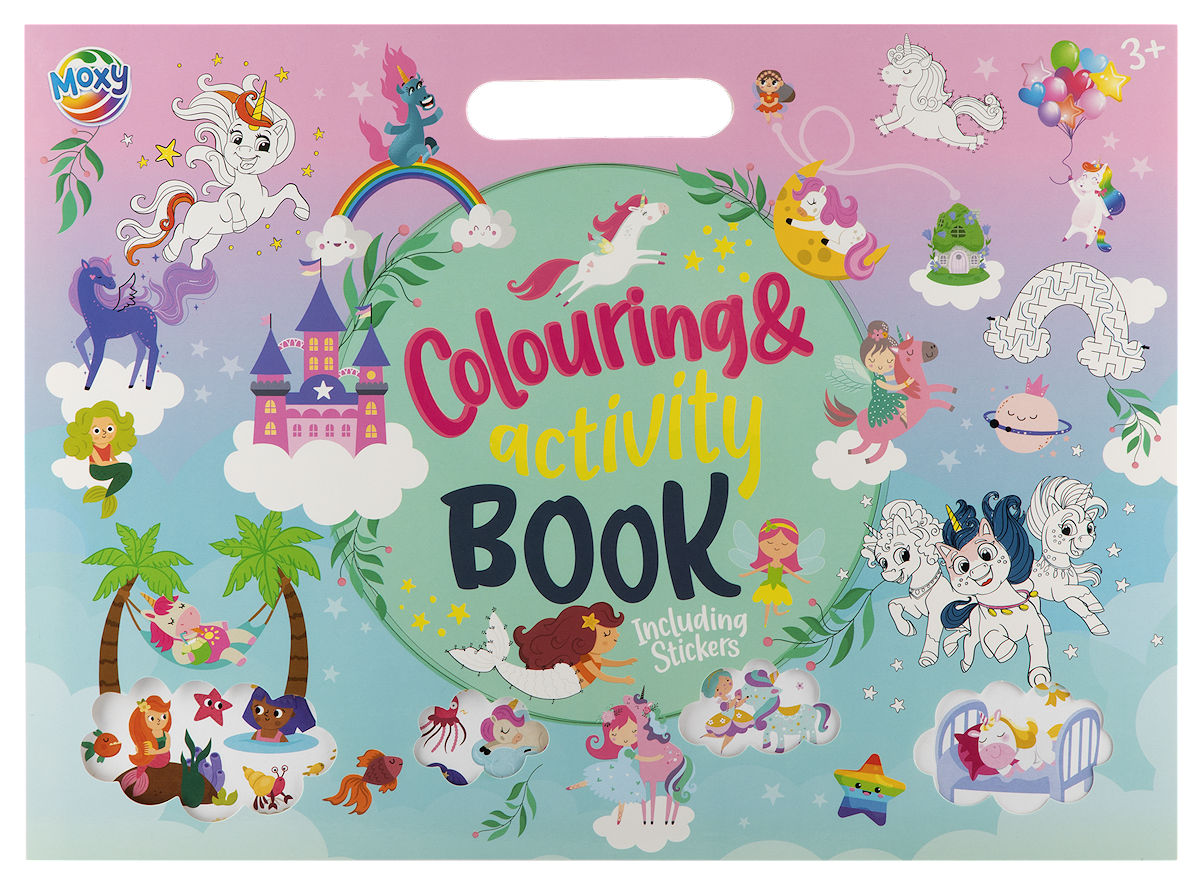 Moxy Kleur en activiteitenboek incl. stickers - 25 vellen