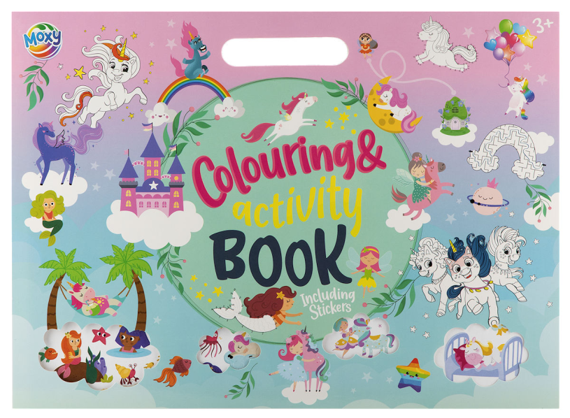 Moxy Kleur en activiteitenboek incl. stickers - 25 vellen