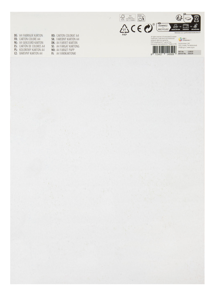 Moxy Gekleurd karton A4 300gram - 20 vellen