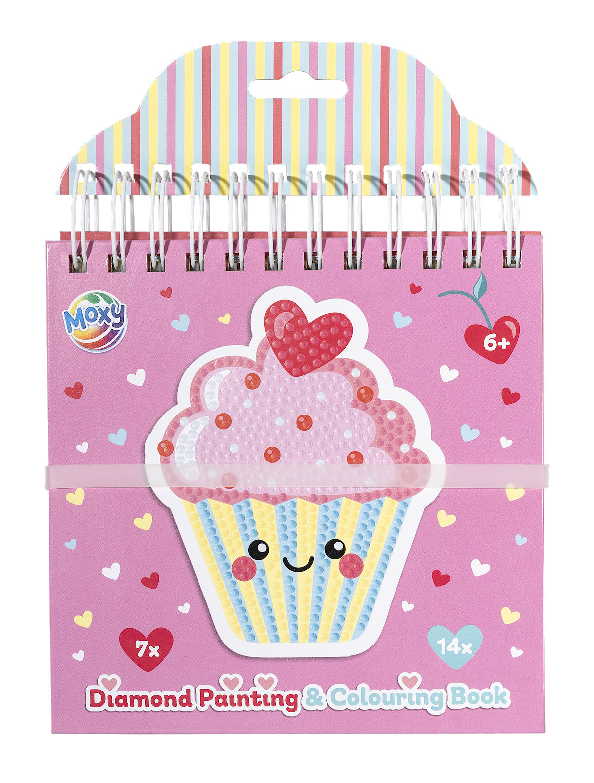 Moxy Diamond painting kleurboek 16x16cm assorti