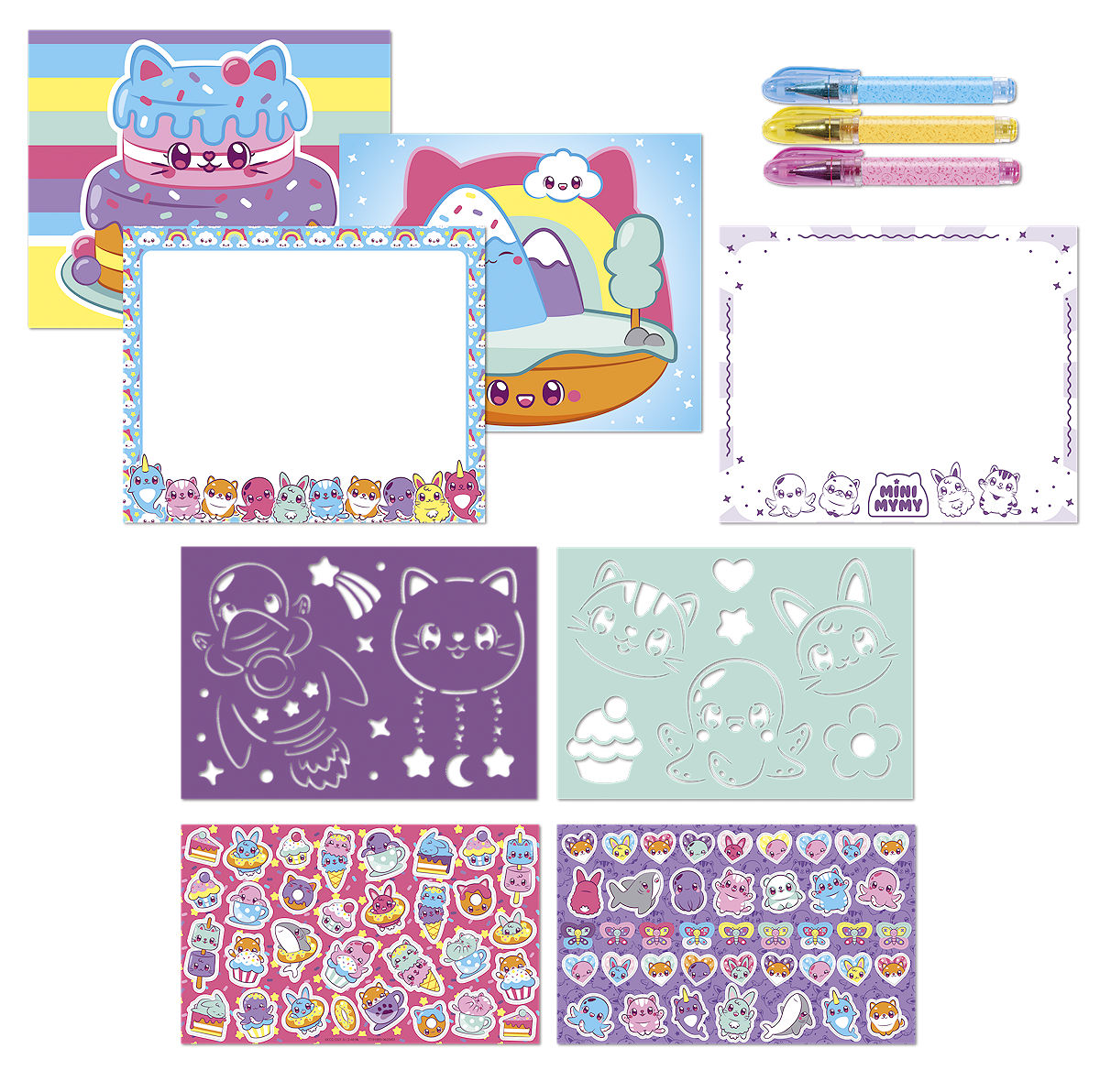 Mini MyMy Designer activiteit pad incl. 3 gel pens