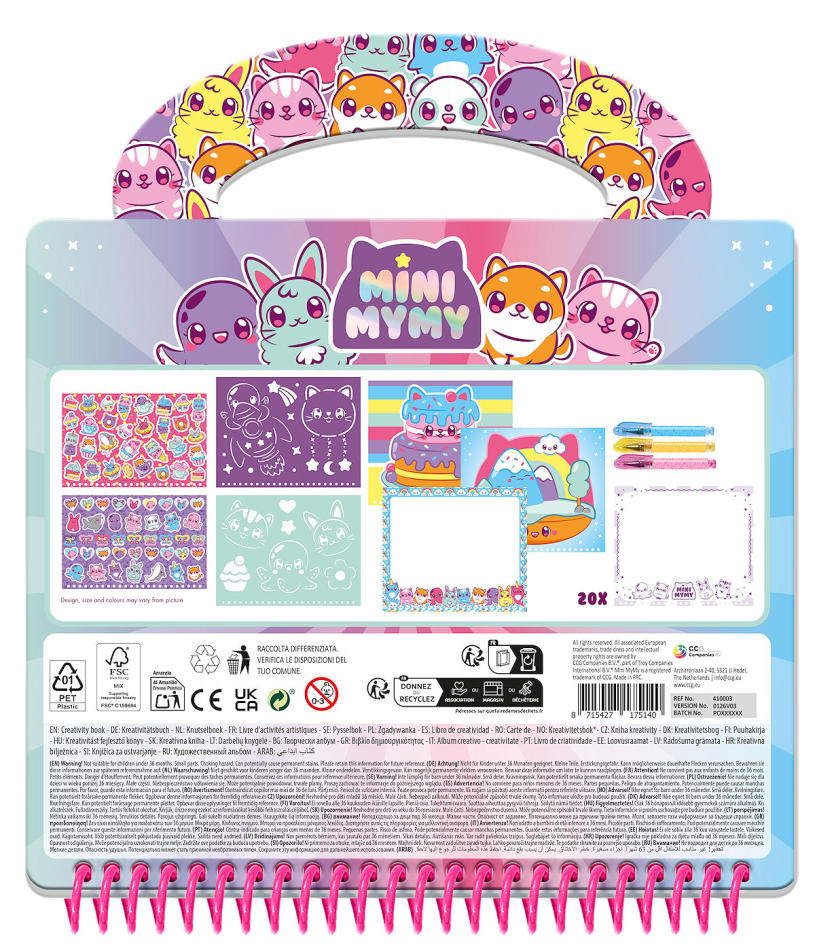 Mini MyMy Designer activiteit pad incl. 3 gel pens