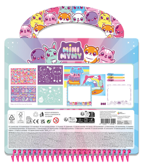 Mini MyMy Designer activiteit pad incl. 3 gel pens