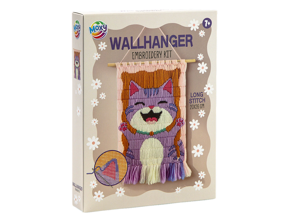 Moxy Wandhanger borduurset 20x26cm assorti
