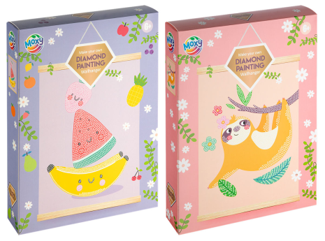 Moxy Diamond painting velvet muurhanger 20x26cm assorti