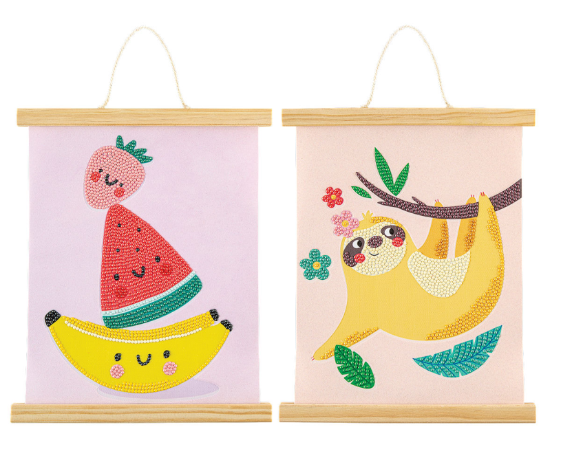 Moxy Diamond painting velvet muurhanger 20x26cm assorti