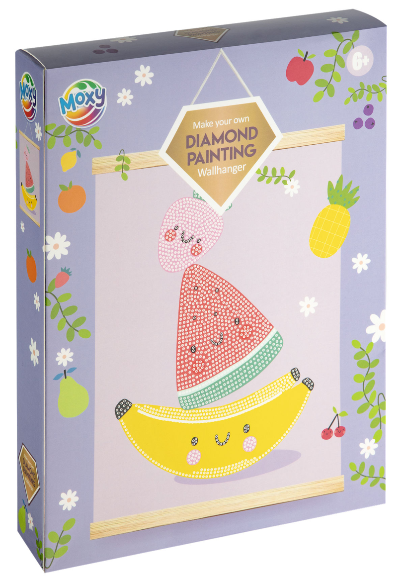 Moxy Diamond painting velvet muurhanger 20x26cm assorti