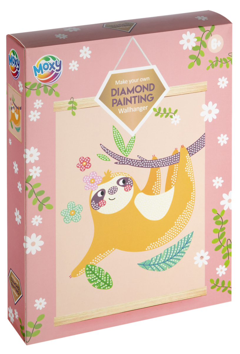 Moxy Diamond painting velvet muurhanger 20x26cm assorti