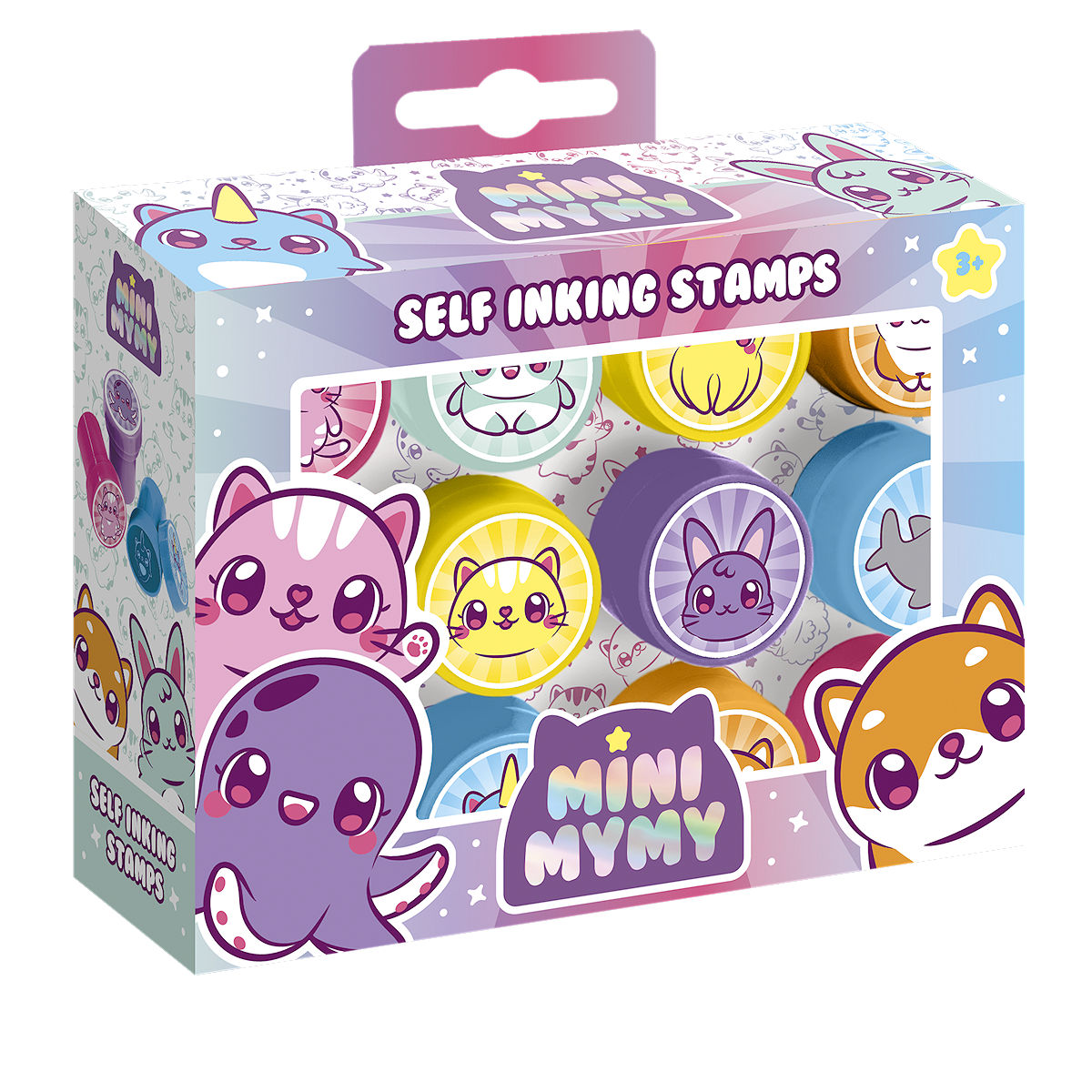 Mini MyMy Zelfinktende stempels 12st