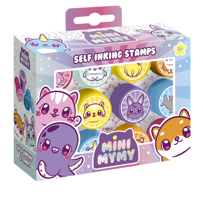 Mini MyMy Zelfinktende stempels 12st