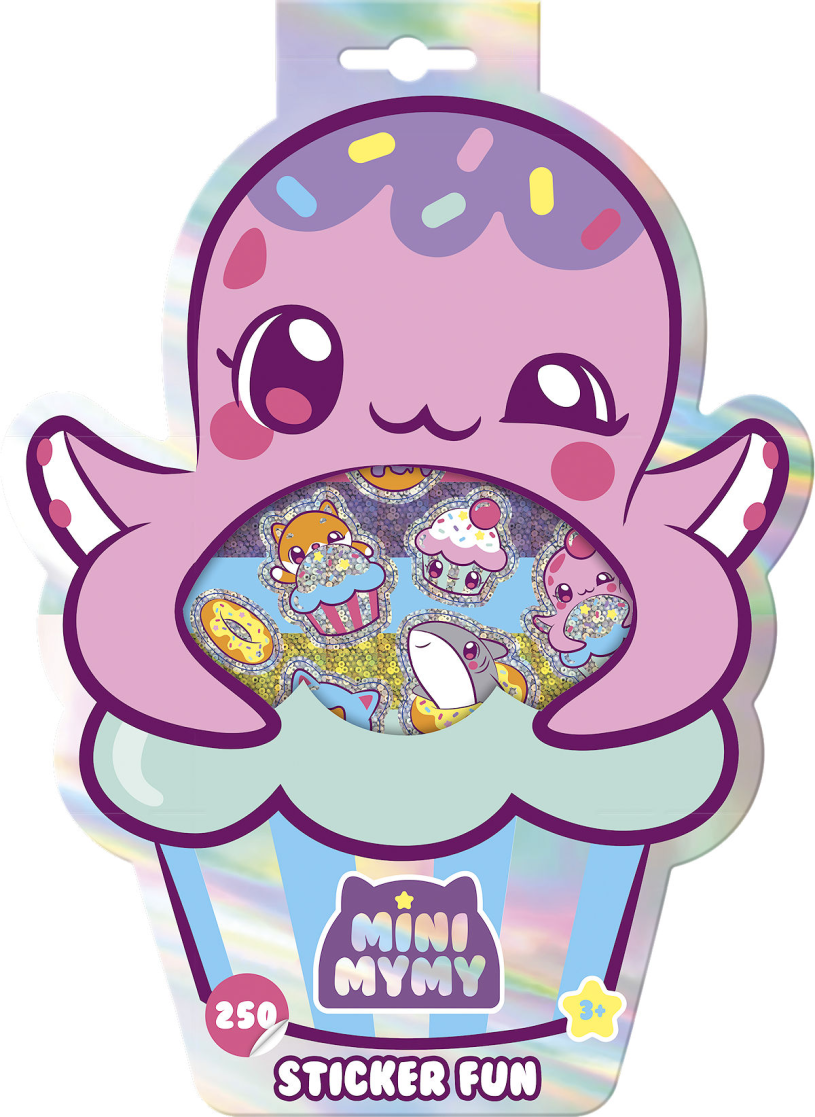Mini MyMy Shaped stickerboek 250 stickers