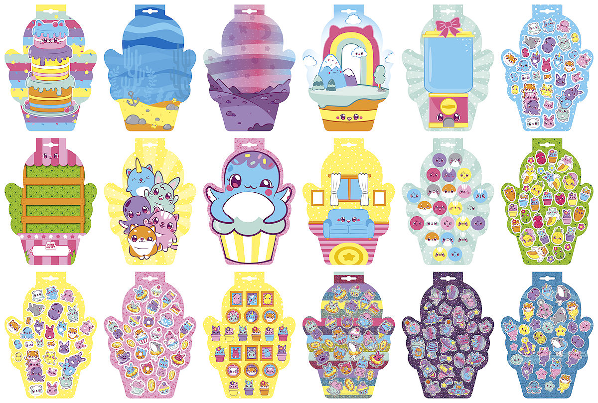 Mini MyMy Shaped stickerboek 250 stickers