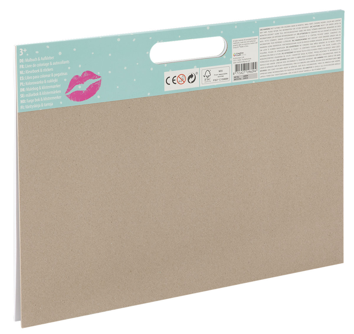 Besties Kleurboek gala neon 26x35.5cm - 25 vellen