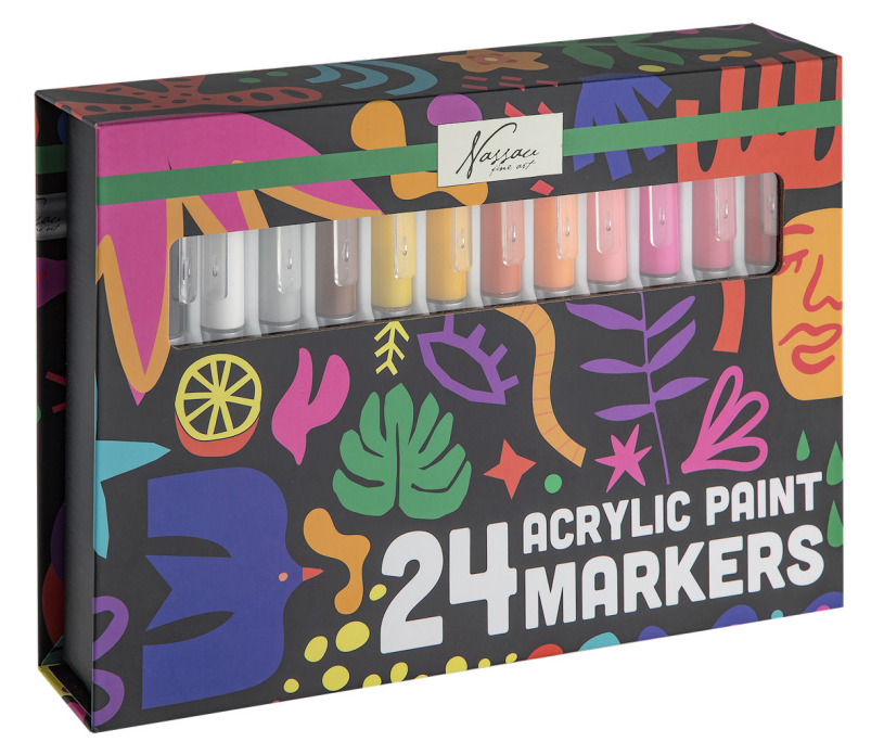 Acrylic paint marker 24 stuks