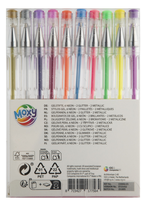 Moxy Gelpennen 10 stuks