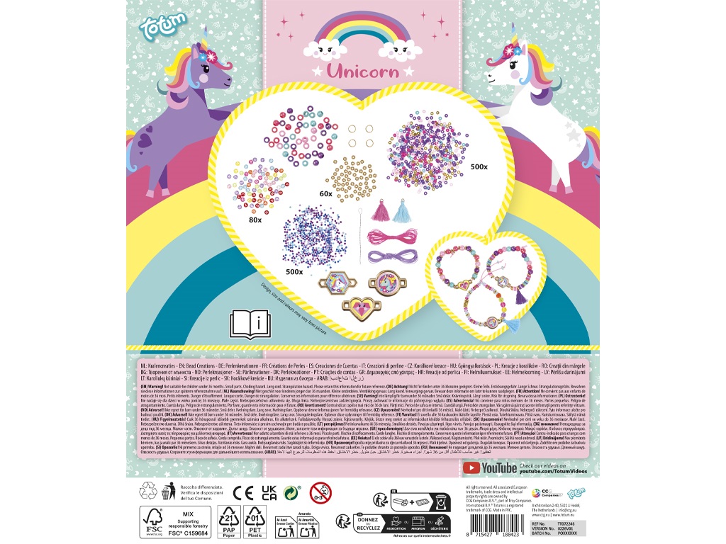 Totum Unicorn Bead Creations