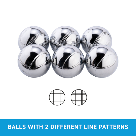 Jeu de Boule set in tas 6 ballen
