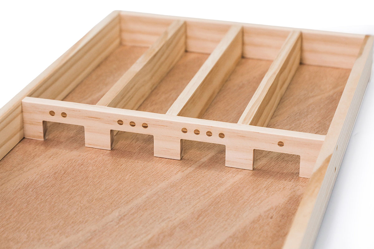 Sjoelbak Kinder 122x28,5cm incl. 20 schijven