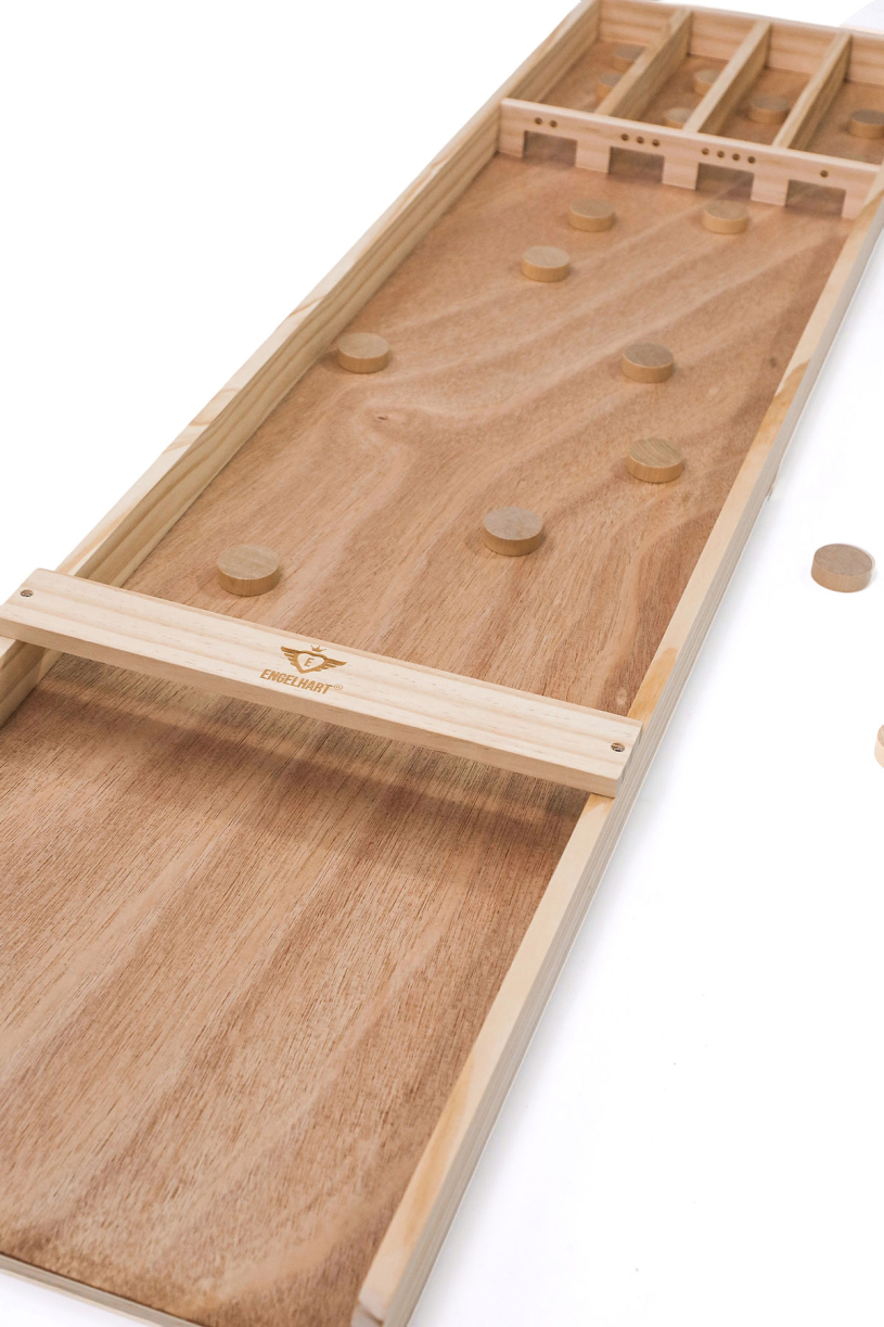 Sjoelbak Kinder 122x28,5cm incl. 20 schijven