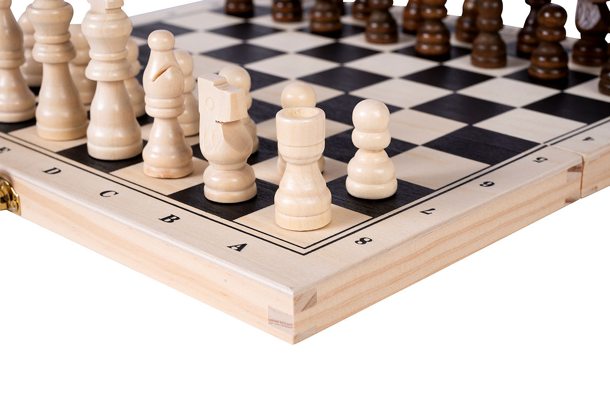 Schaak/backgammon opklapbaar