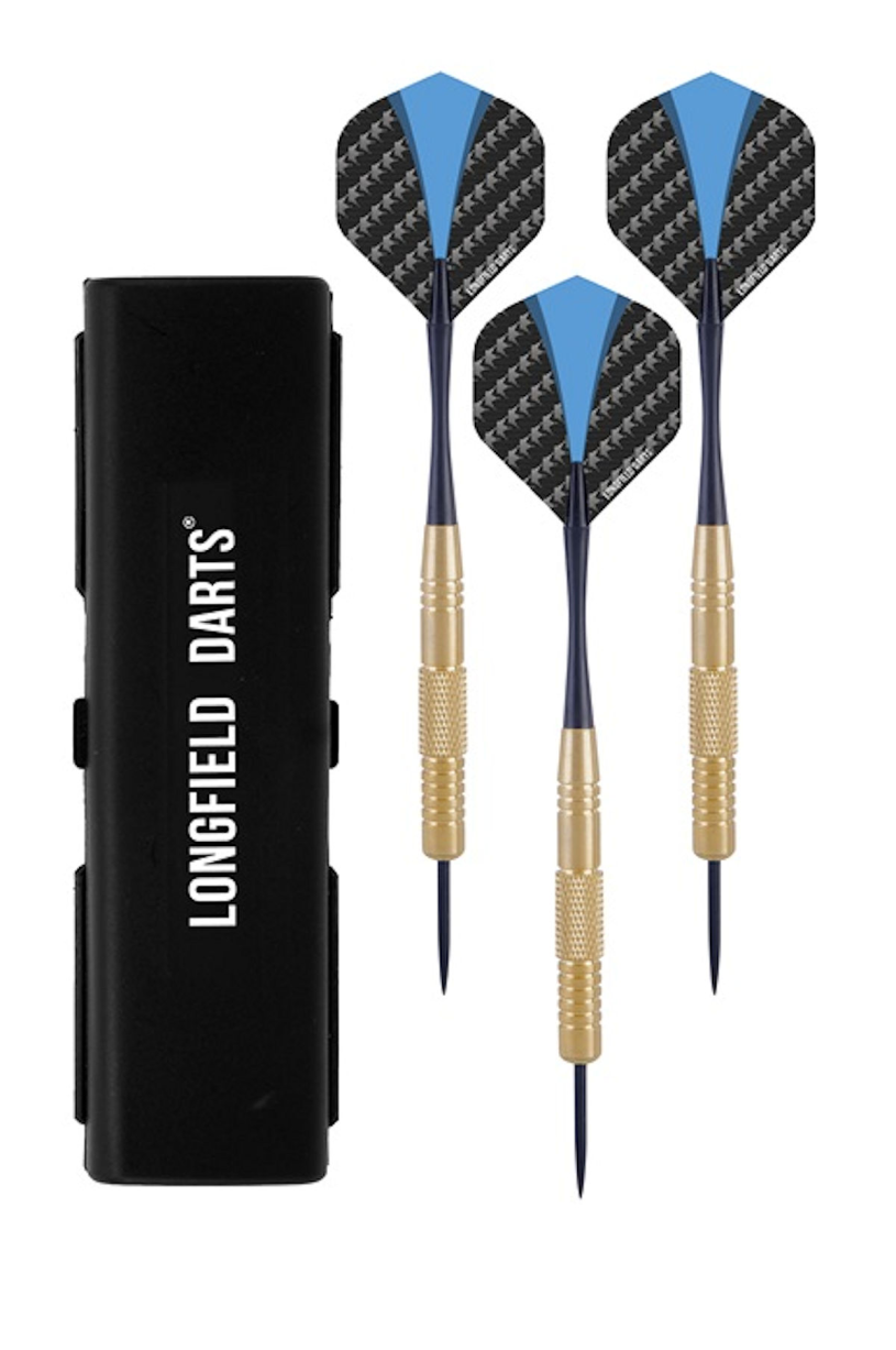 Longfield dartset brass 22gr in etui