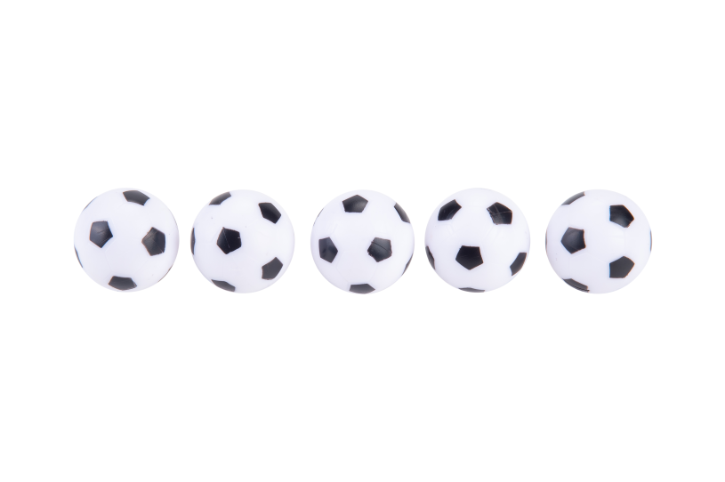 Tafelvoetbalballen 5 stuks op blister